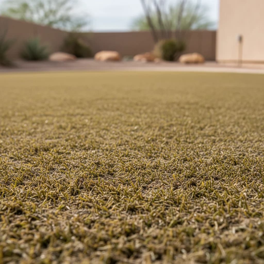 Deep turf cleaning in Mesquite: preview comparison before