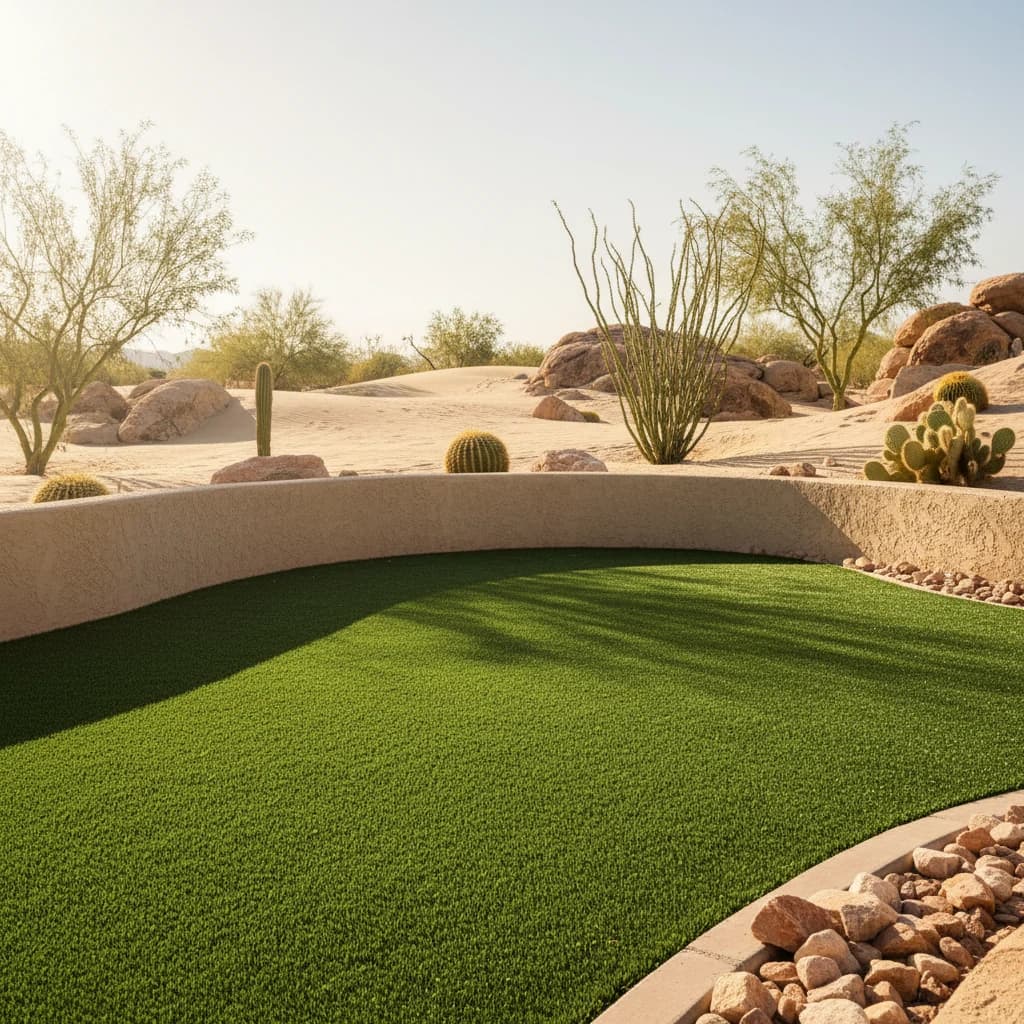 Clean artificial turf dog run after pet odor treatment
